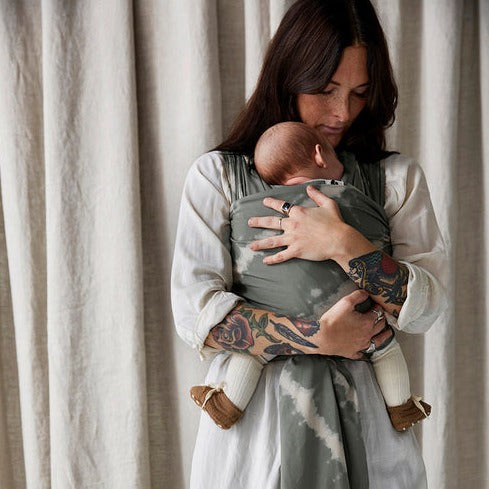 Natural Dye Coracor Baby Wraps Coracor Strækvikle, Tie-Dye