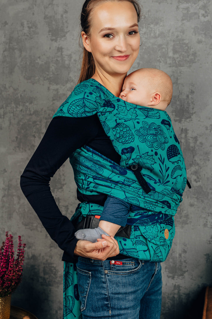 Lenny Lamb Hybrid Half Buckle, Bomuld, Under The Leaves