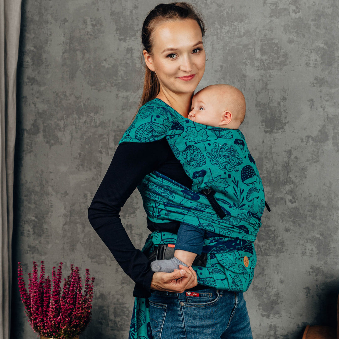 Lenny Lamb Hybrid Half Buckle, Bomuld, Under The Leaves