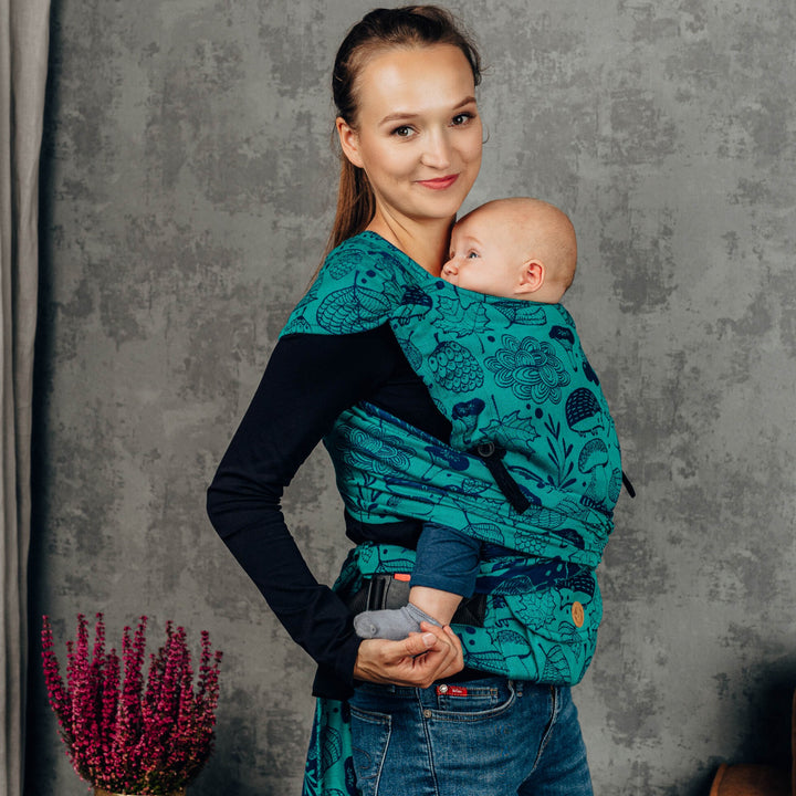 Lenny Lamb Hybrid Half Buckle, Bomuld, Under The Leaves