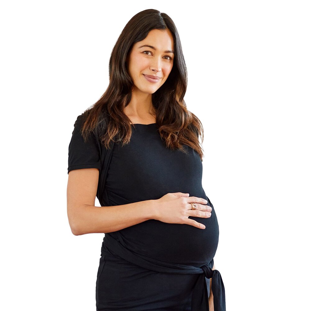 Moby Bump & Beyond, bære t-shirt / strækvikle, Sort