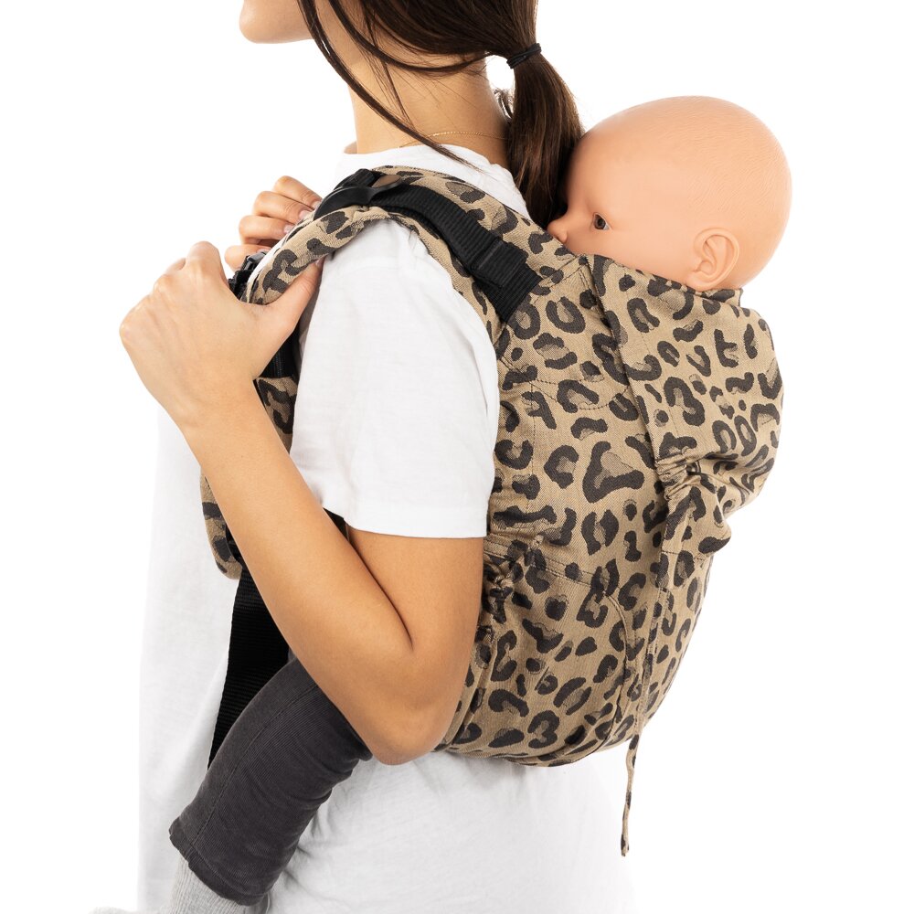 Fidella Onbuhimo Toddler, Leopard/Gold –1