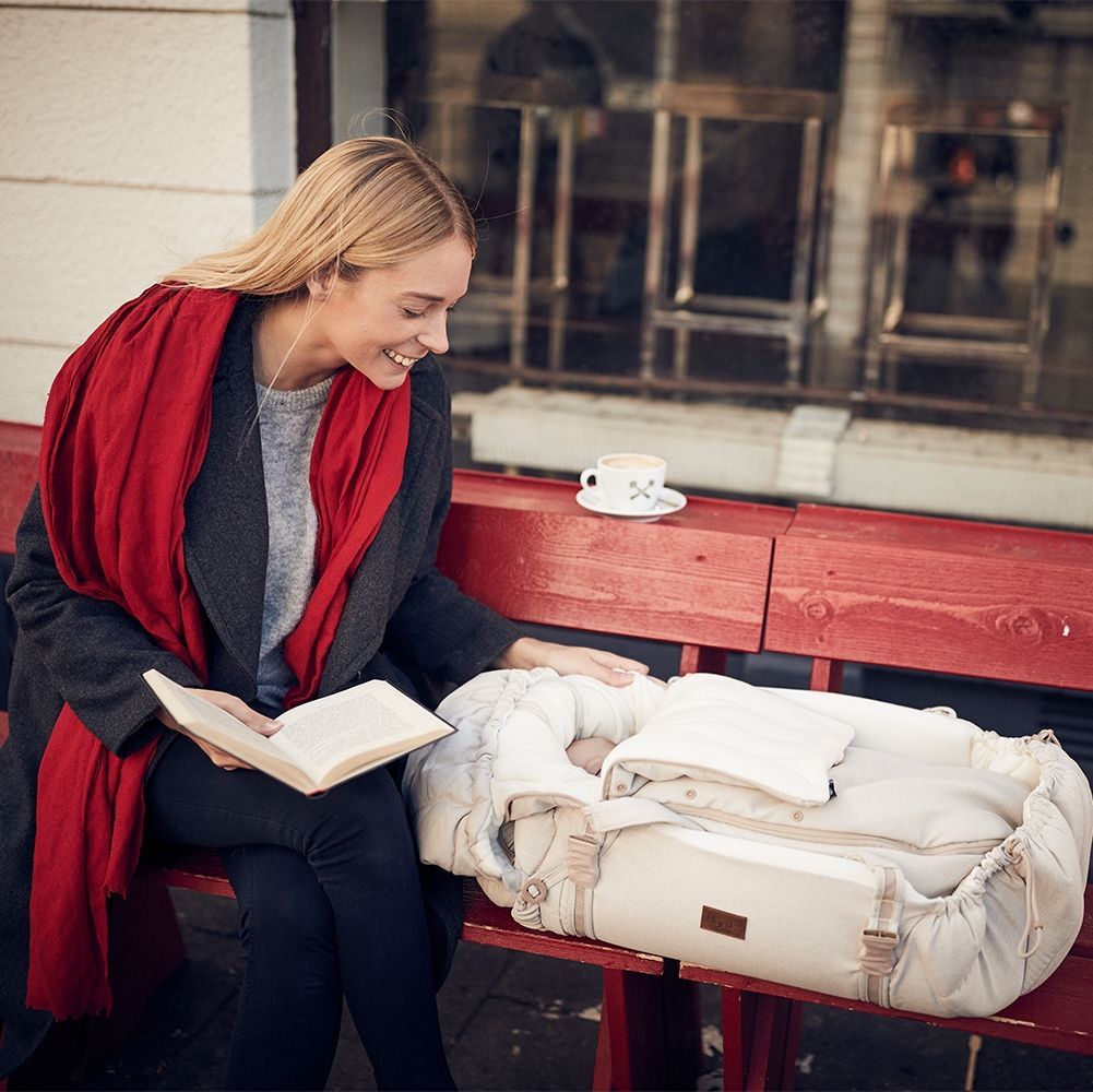 Najell SleepCarrier Lift + Babynest, Vol 3, Stormy Grey