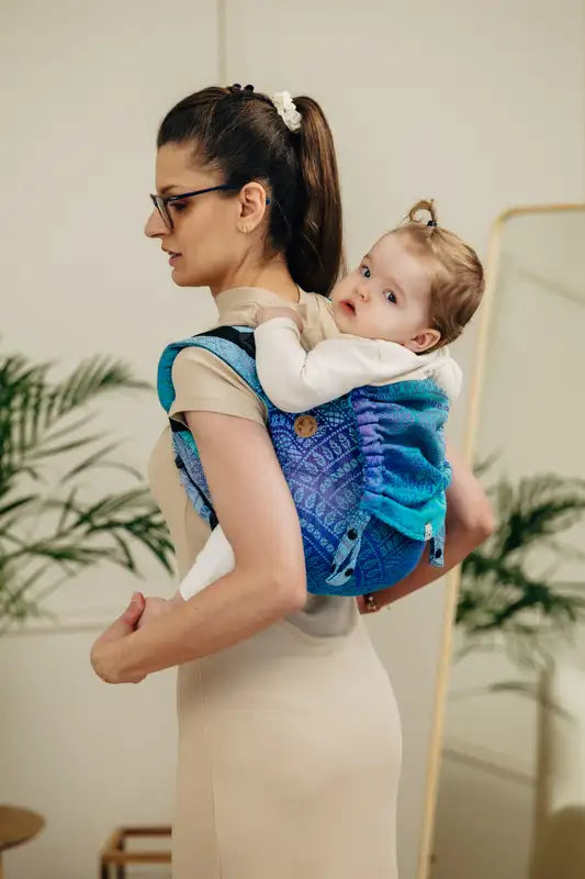 Lenny Lamb Onbuhimo PRO Toddler, Bomuld, Peacock´s Tail - Fantasy