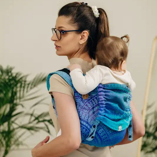 Lenny Lamb Onbuhimo PRO Toddler, Bomuld, Peacock´s Tail - Fantasy