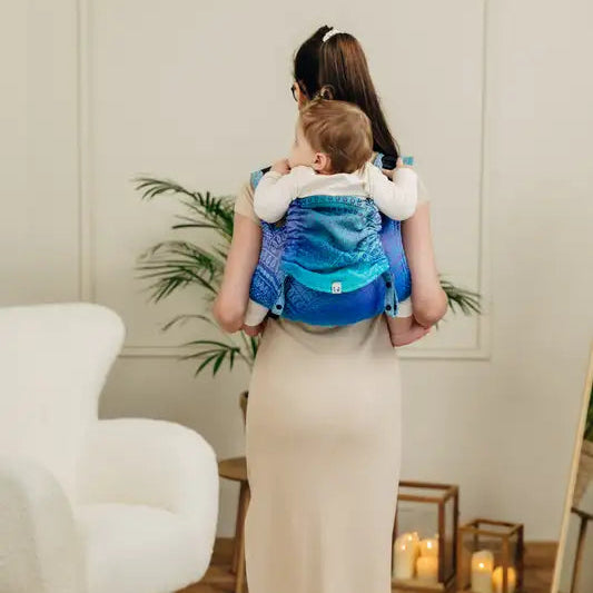 Lenny Lamb Onbuhimo PRO Toddler, Bomuld, Peacock´s Tail - Fantasy