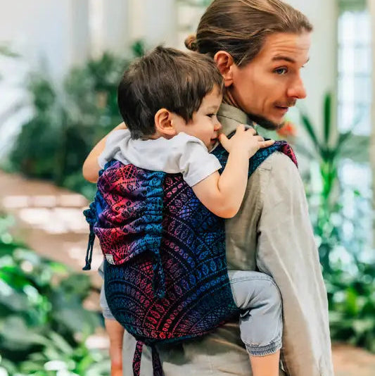 Lenny Lamb Onbuhimo PRO Toddler, Peacock´s Tail - Black Opal