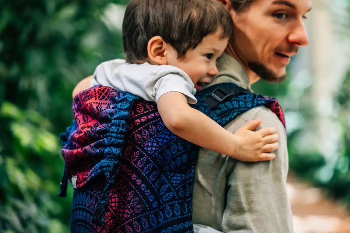 Lenny Lamb Onbuhimo PRO Toddler, Peacock´s Tail - Black Opal