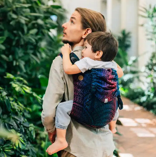 Lenny Lamb Onbuhimo PRO Toddler, Peacock´s Tail - Black Opal