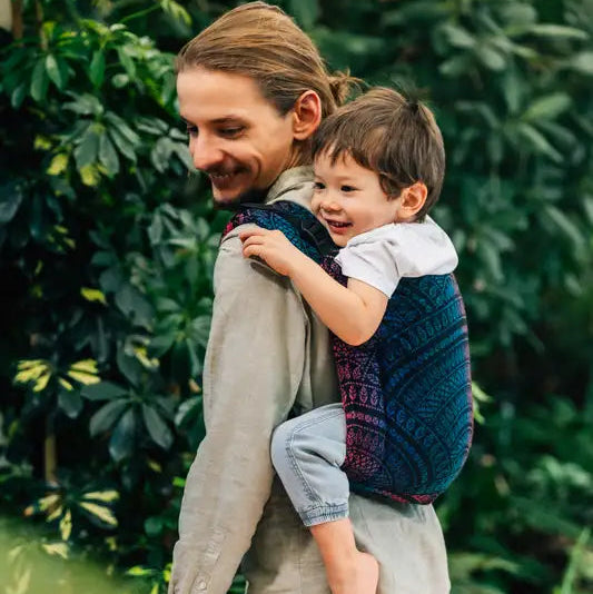Lenny Lamb Onbuhimo PRO Toddler, Peacock´s Tail - Black Opal