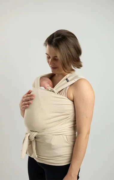 Najell Wrap Bære T-shirt / Strækvikle, Powder Beige