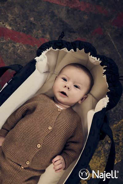 Najell SleepCarrier Lift + Babynest, Vol 3, Matte Black