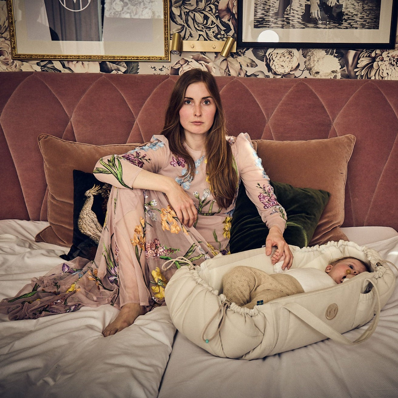 Najell SleepCarrier Lift + Babynest, Vol 3, Oat Beige