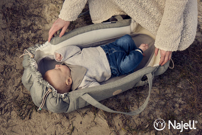 Najell SleepCarrier Lift + Babynest, Vol 3, Sage Green