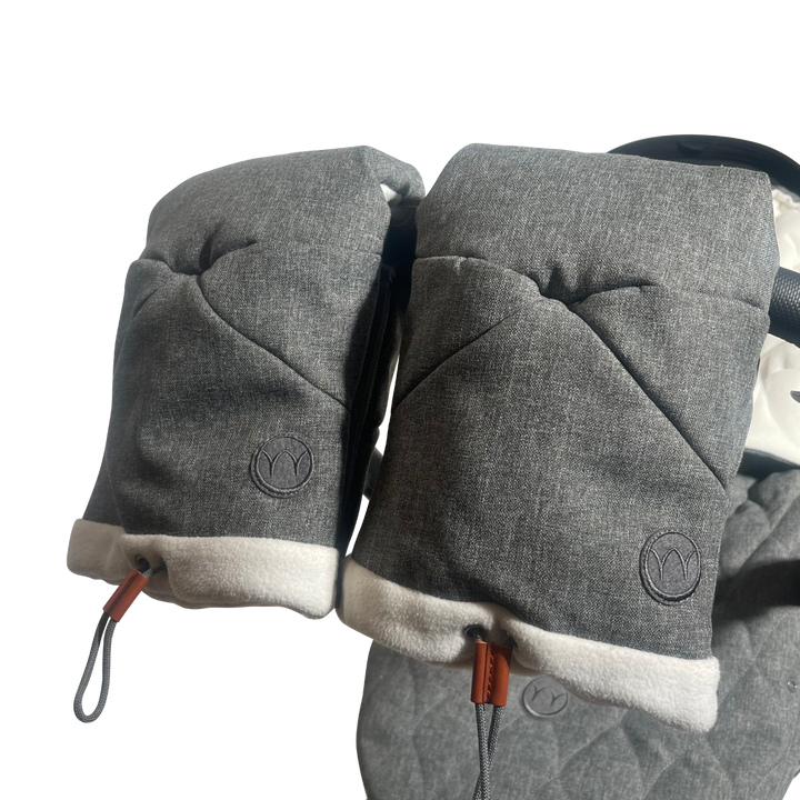 Najell Hand Muffs/Luffer til barnevognen, Stormy Grey