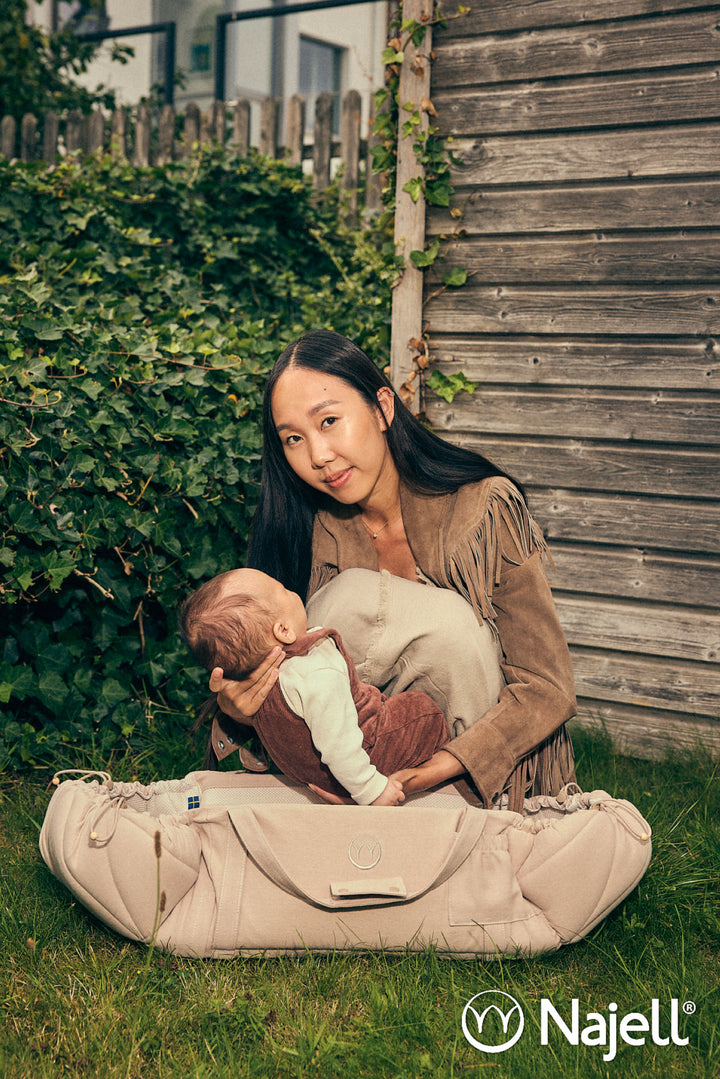 Najell SleepCarrier Lift + Babynest, Vol 3, Eco Beige