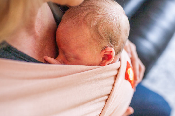 Hana Baby Strækvikle med bambus, Dusty Rose