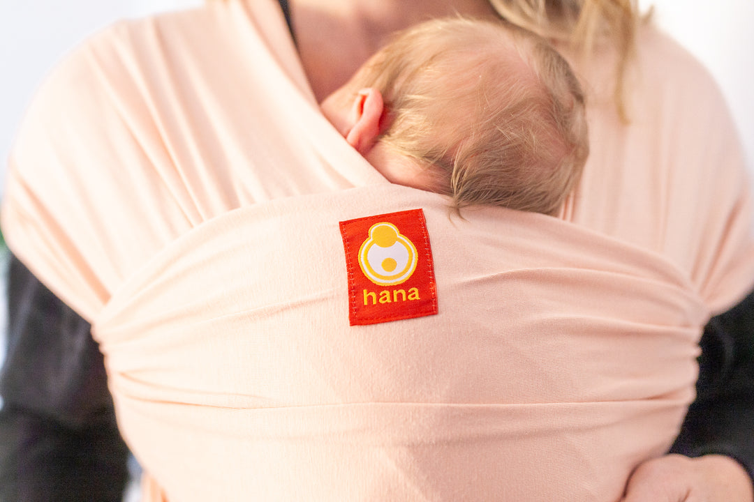Hana Baby Strækvikle med bambus, Dusty Rose