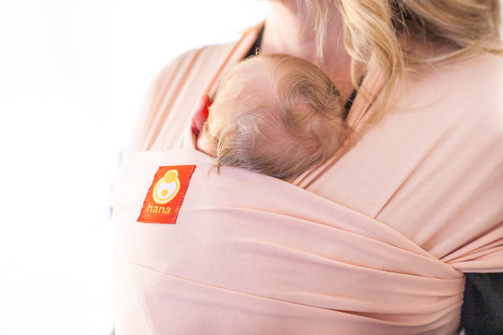 Hana Baby Strækvikle med bambus, Dusty Rose