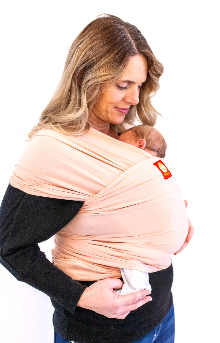 Hana Baby Strækvikle med bambus, Dusty Rose