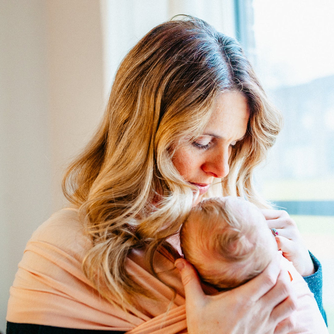 Hana Baby Strækvikle med bambus, Dusty Rose