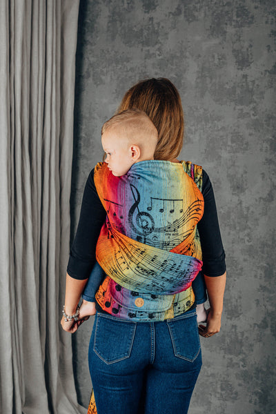 Lenny Lamb Hybrid Half Buckle, Symphony Rainbow Dark