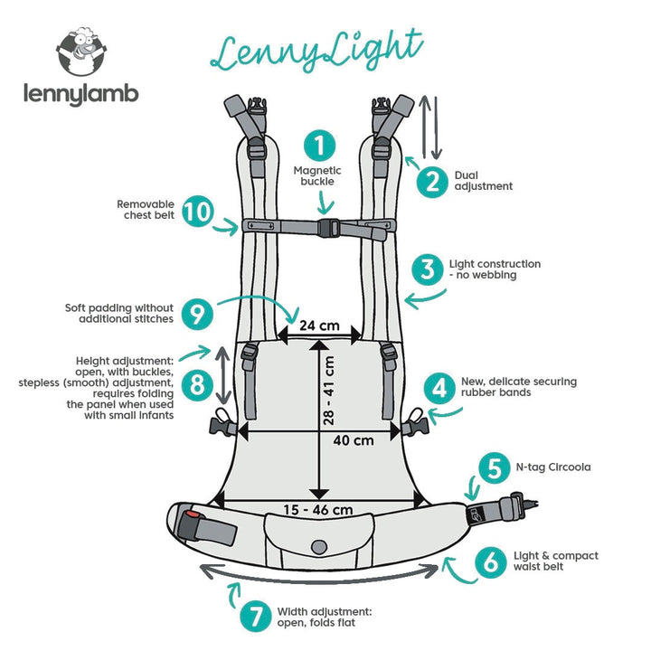 Lenny Lamb LennyLight Bæresele, Bomuld, Jurassic Park New Era