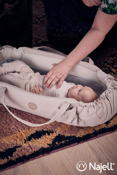 Najell SleepCarrier Lift + Babynest, Vol 3, Oat Beige