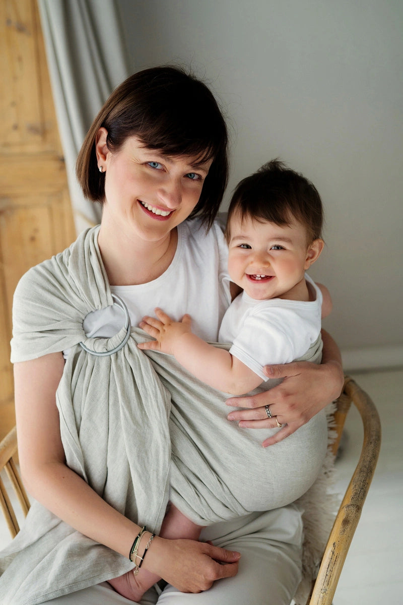 Little Frog Ringslynge, Pure Linen Greige