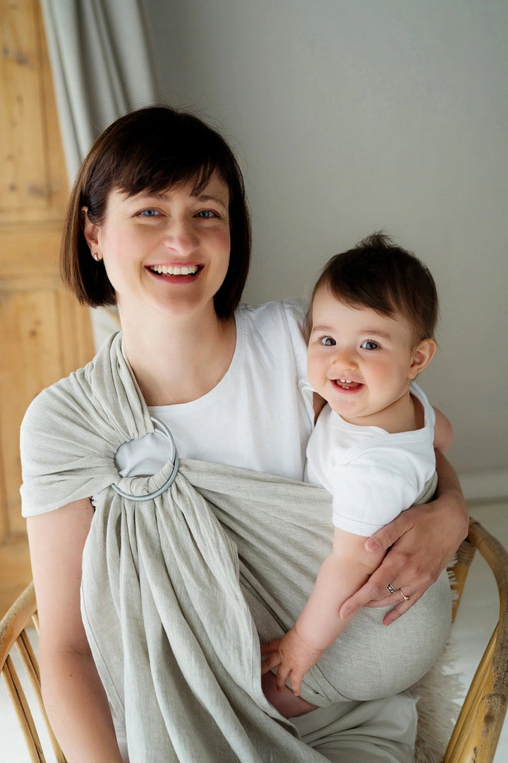 Little Frog Ringslynge, Pure Linen Greige