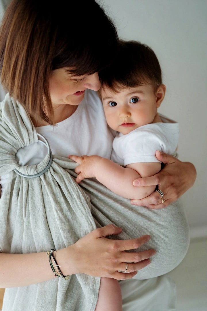 Little Frog Ringslynge, Pure Linen Greige