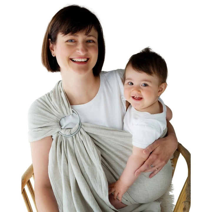 Little Frog Ringslynge, Pure Linen Greige