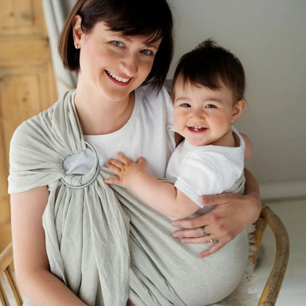 Little Frog Ringslynge, Pure Linen Greige
