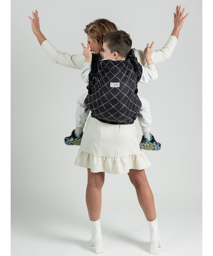 Isara Preschooler bæresele, Bomuld, Diamonda Black