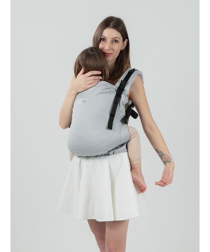 Isara Preschooler bæresele, Bomuld, Pearl Grey
