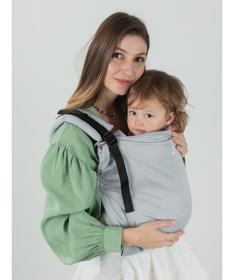 Isara Preschooler bæresele, Bomuld, Pearl Grey