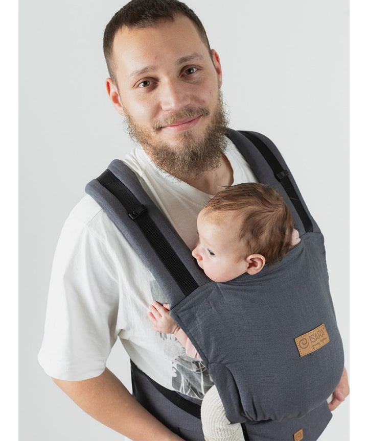 Isara Quick Full Buckle Bæresele, Graphite Linen