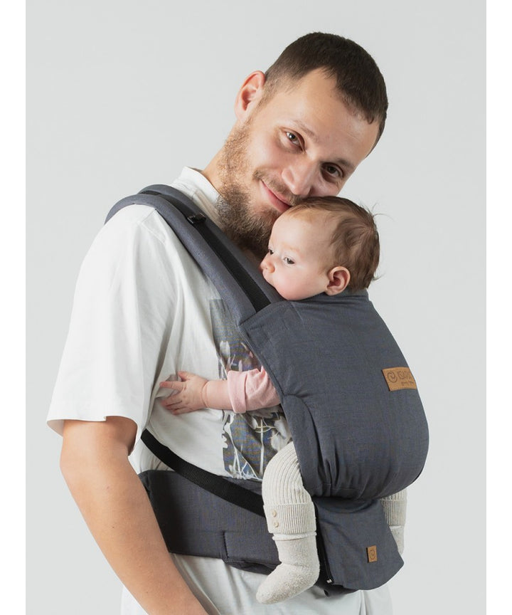 Isara Quick Full Buckle Bæresele, Graphite Linen