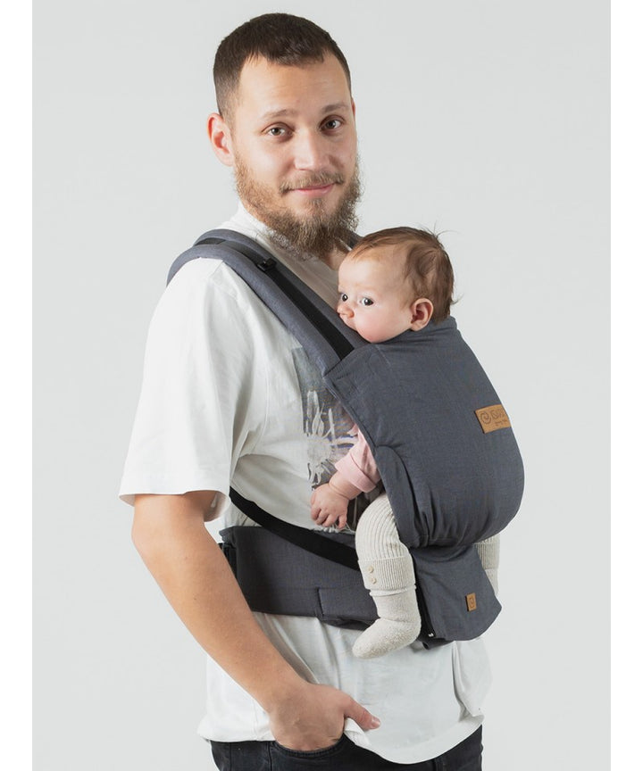 Isara Quick Full Buckle Bæresele, Graphite Linen