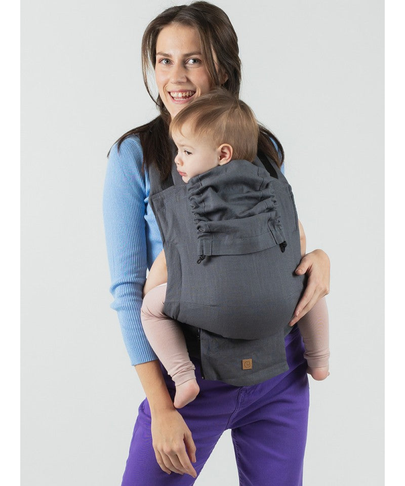 Isara Quick Full Buckle Bæresele, Graphite Linen