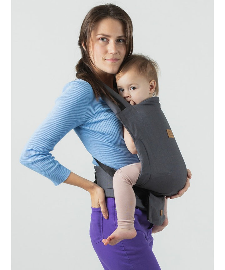 Isara Quick Full Buckle Bæresele, Graphite Linen