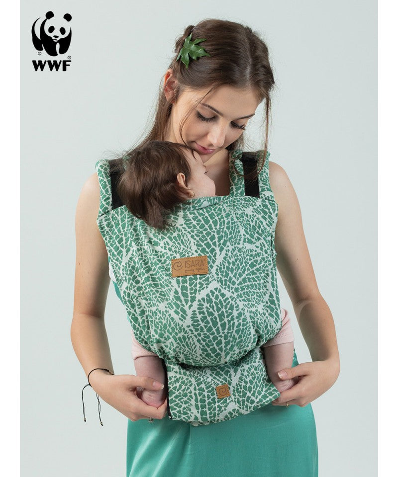 Isara Quick Full Buckle Bæresele, Majestic Green Forest