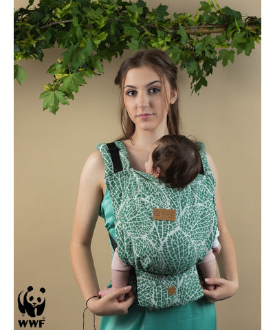 Isara Quick Full Buckle Bæresele, Majestic Green Forest