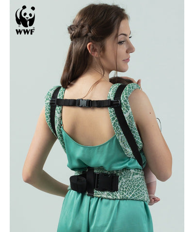 Isara Quick Full Buckle Bæresele, Majestic Green Forest