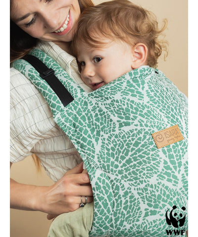Isara Quick Full Buckle Bæresele, Majestic Green Forest