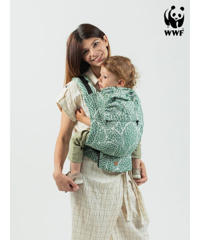 Isara Quick Full Buckle Bæresele, Majestic Green Forest