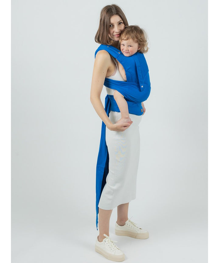 ISARA Quick Half Buckle Bæresele, Bambus, Iris Blue