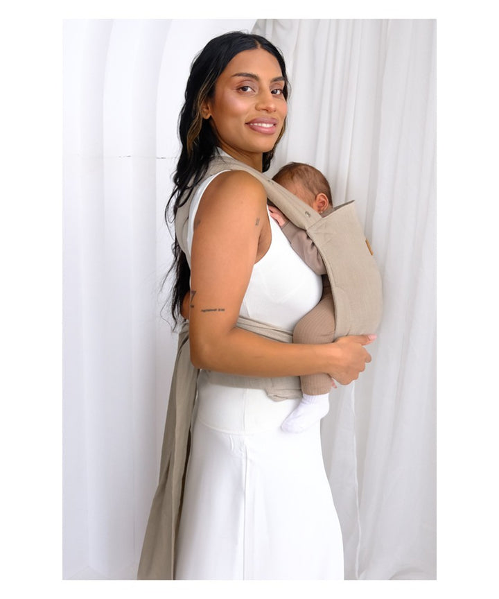 Isara Quick Half Buckle Bæresele, Sandstone Linen