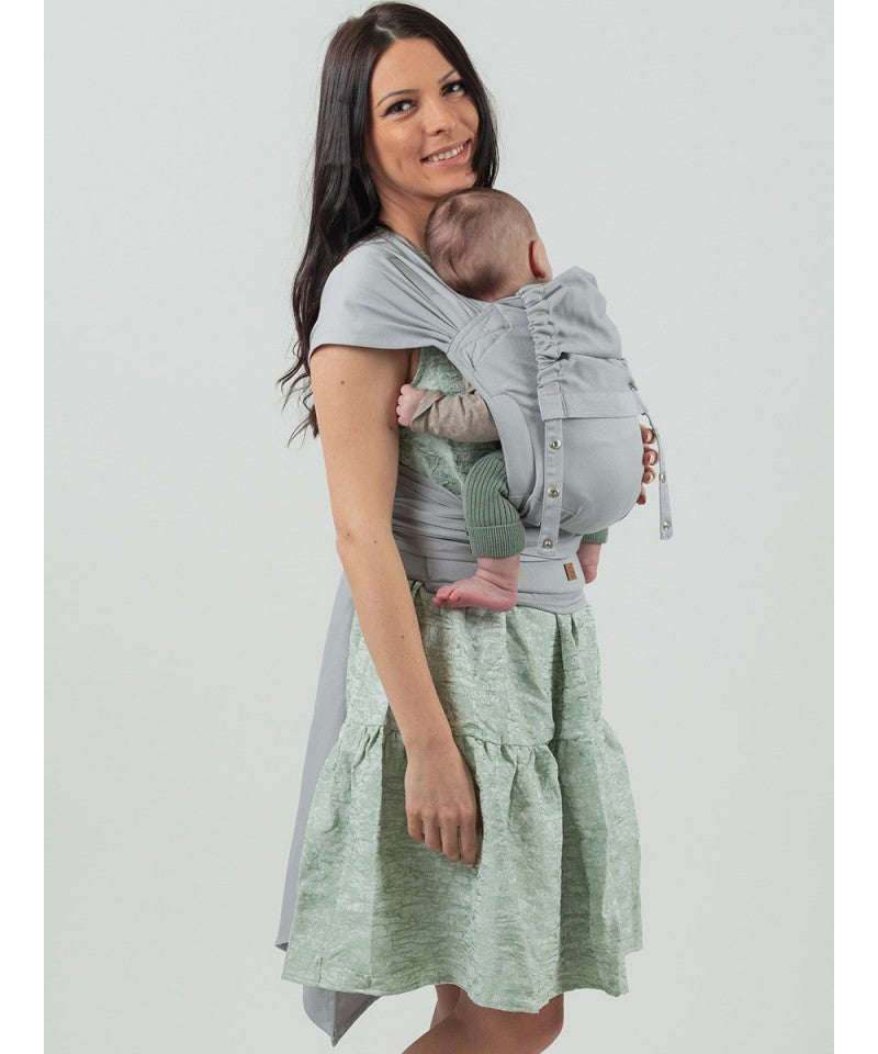 Isara QuickTie Half Buckle, Pearl Grey