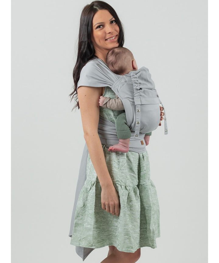 Isara QuickTie Half Buckle, Pearl Grey